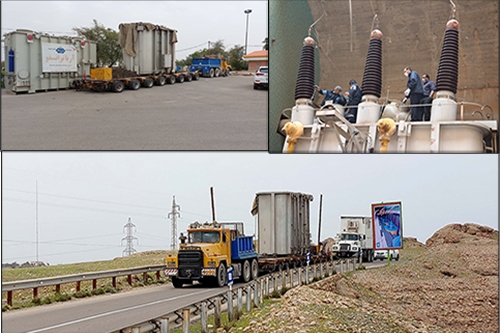 جابجایی وتعویض ترانسفورماتور قدرت واحد شماره 3 نیروگاه دز تصویر